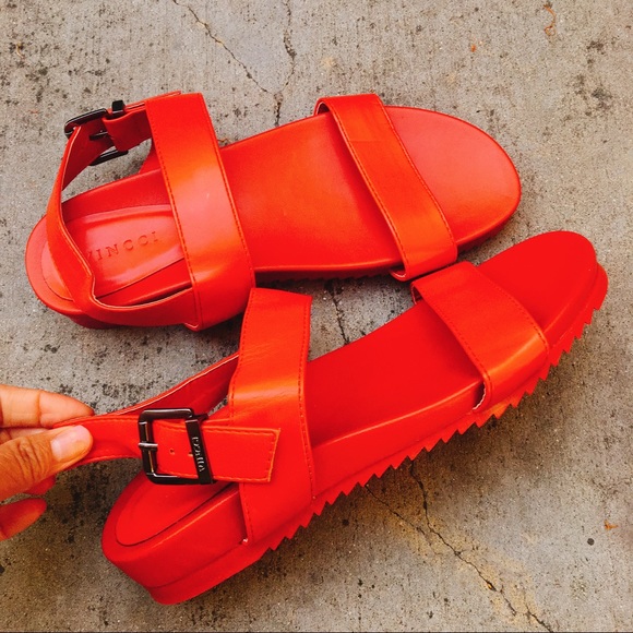 Vincci Red Sandals - Picture 4 of 4